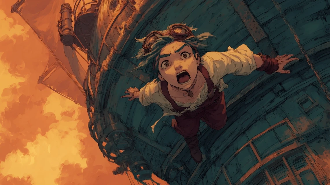 Midjourney’s Steampunk Anime Art Evolution: v5.2 to v7.0 - v7.0 - Image 2