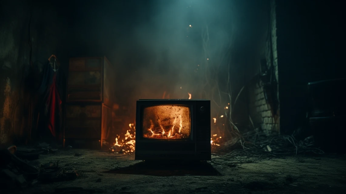 Mysterious Burning TV Static: Midjourney v5.2-v7.0 Review - v5.2 - Image 3