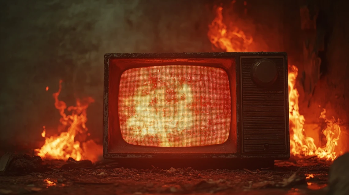Mysterious Burning TV Static: Midjourney v5.2-v7.0 Review - v6.1 - Image 3