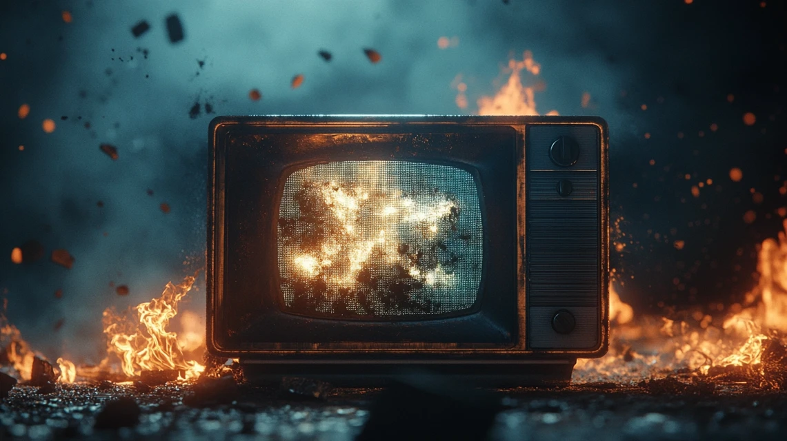 Mysterious Burning TV Static: Midjourney v5.2-v7.0 Review - v6.1 - Image 4