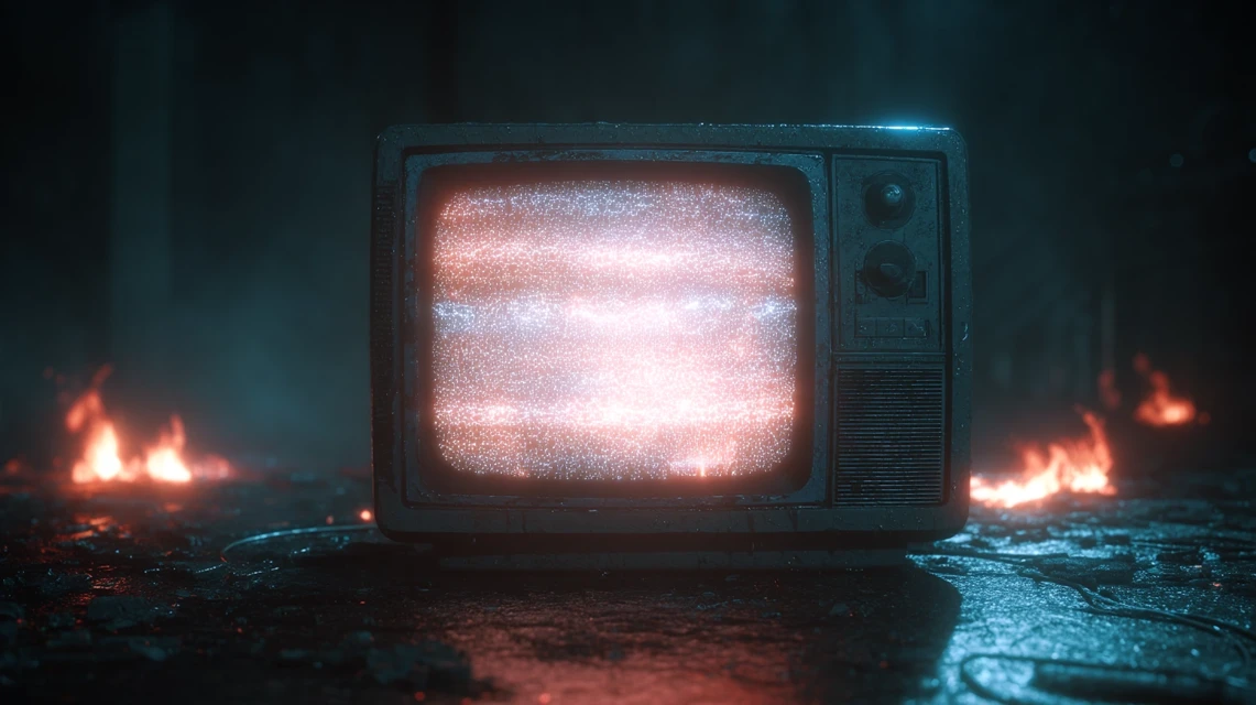 Mysterious Burning TV Static: Midjourney v5.2-v7.0 Review - v7.0 - Image 2