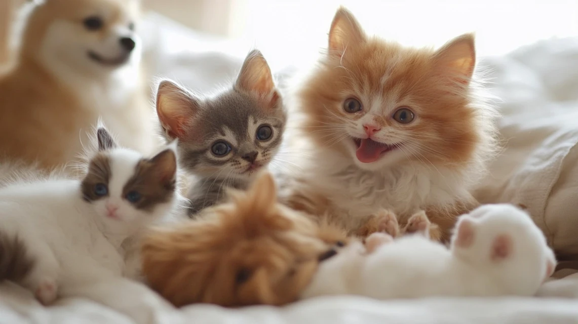 Cute Cat & Dog AI Art: Midjourney v5.2, v6.1, v7.0 Review - v6.1 - Image 3