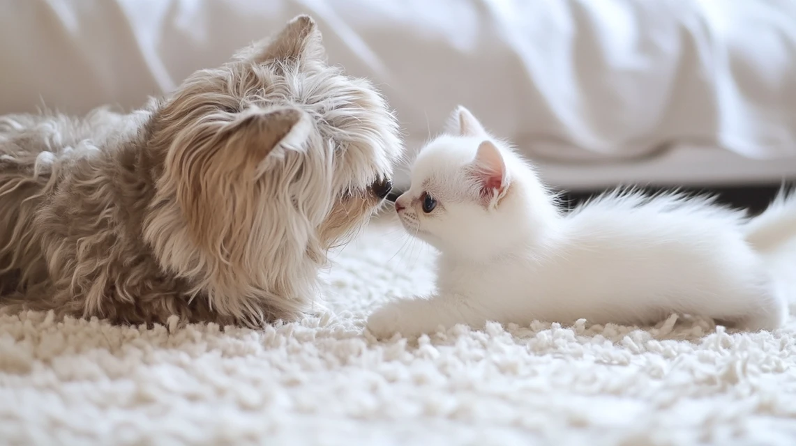Cute Cat & Dog AI Art: Midjourney v5.2, v6.1, v7.0 Review - v6.1 - Image 4