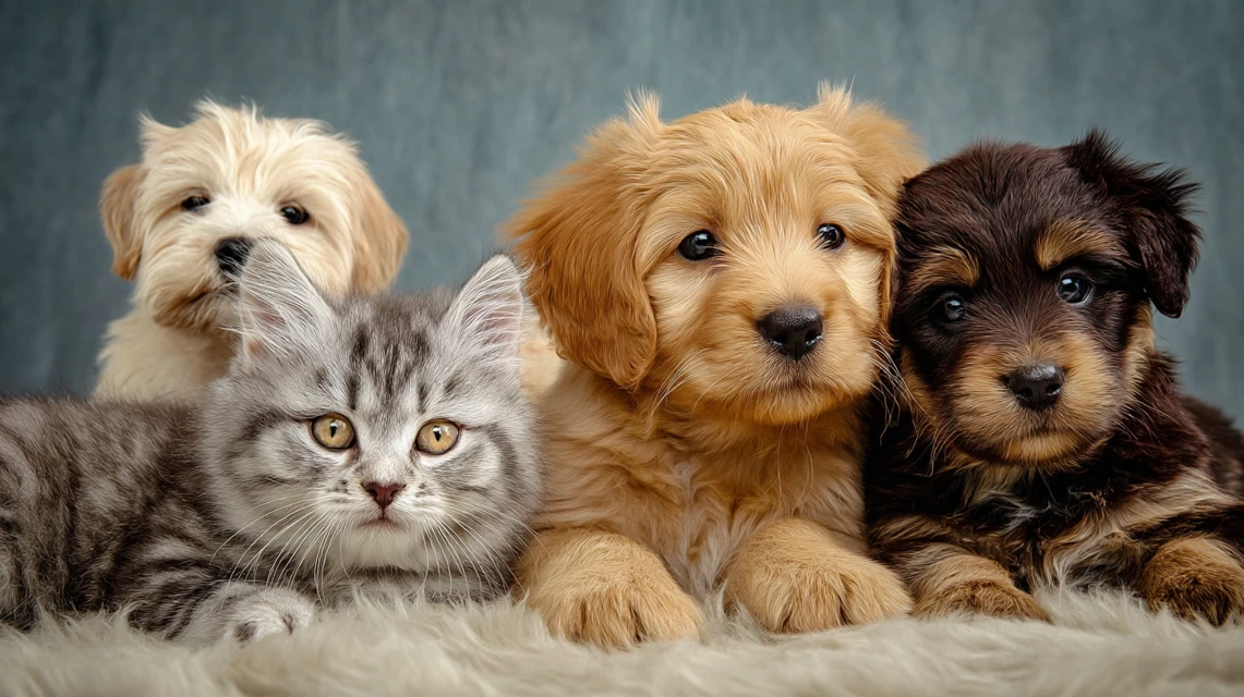 Cute Cat & Dog AI Art: Midjourney v5.2, v6.1, v7.0 Review - v7.0 - Image 4