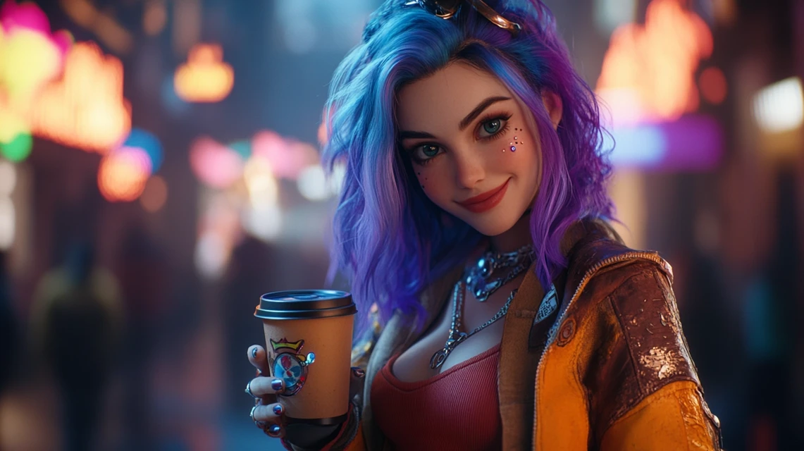 Midjourney v5.2-v7.0: Cyberpunk Character Art Comparison - v6.1 - Image 2