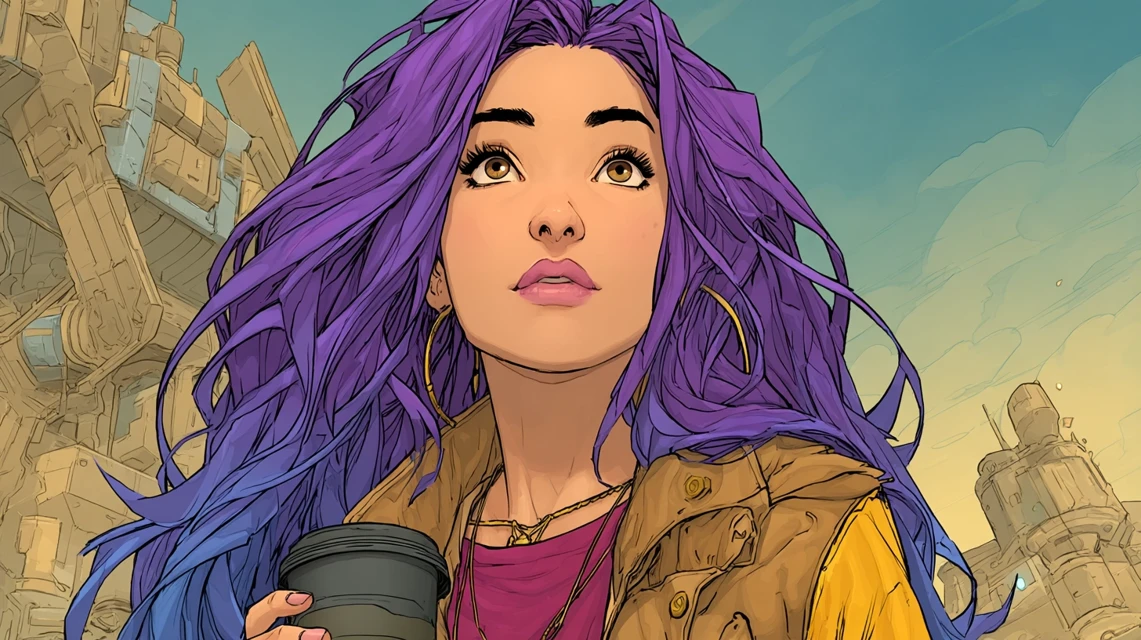 Midjourney v5.2-v7.0: Cyberpunk Character Art Comparison - v7.0 - Image 3