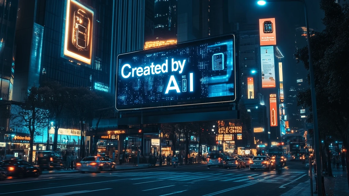 AI Billboard Ads: Midjourney v5-v7 Visual Evolution - v6.1 - Image 4