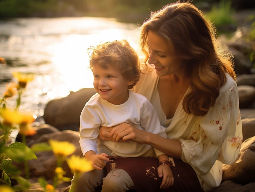 Creating Midjourney Photorealistic Mother Child Images: A Guide - v5.2 - Image 1