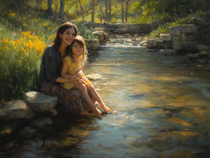 Creating Midjourney Photorealistic Mother Child Images: A Guide - v7.0 - Image 2
