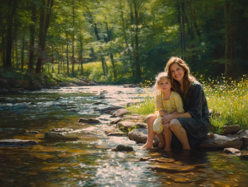 Creating Midjourney Photorealistic Mother Child Images: A Guide - v7.0 - Image 4