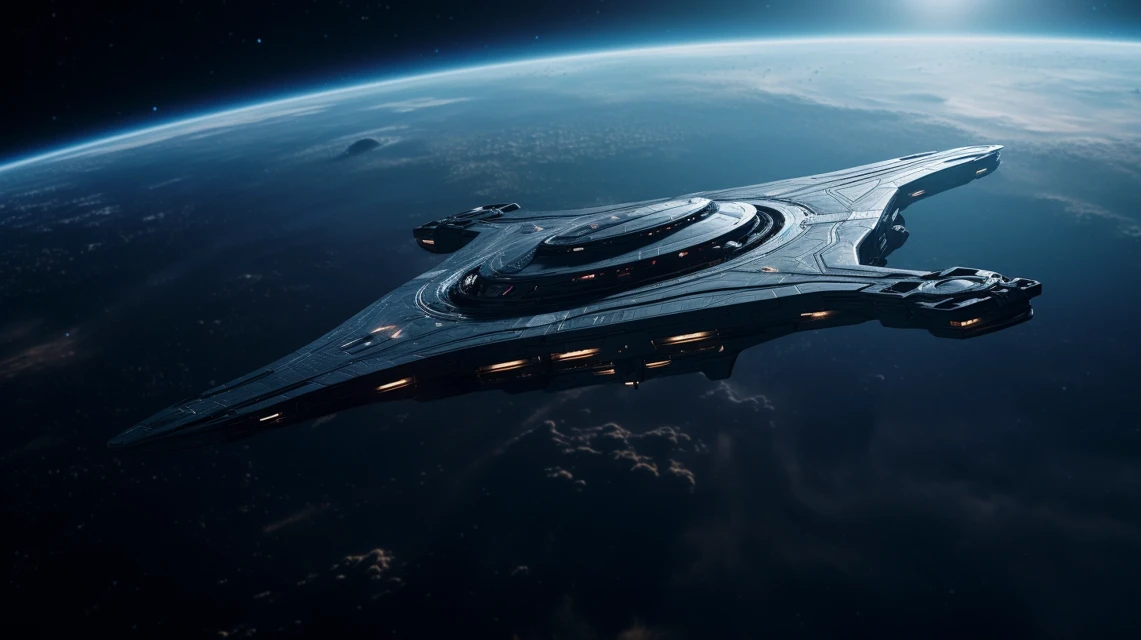 MidJourney v7.0 vs v6.1 vs v5.2: Spacecraft Rendering Evolution - v5.2 - Image 3