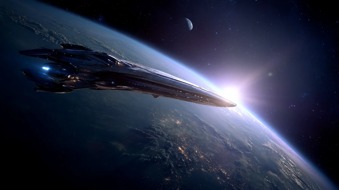 MidJourney v7.0 vs v6.1 vs v5.2: Spacecraft Rendering Evolution - v7.0 - Image 3