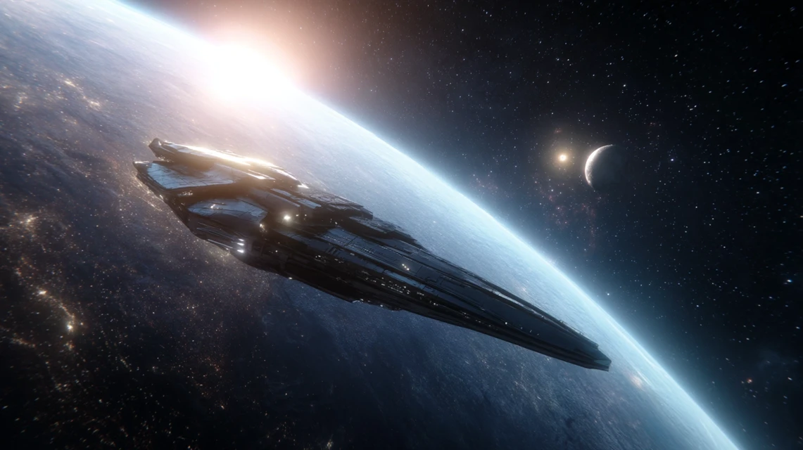 MidJourney v7.0 vs v6.1 vs v5.2: Spacecraft Rendering Evolution - v7.0 - Image 4