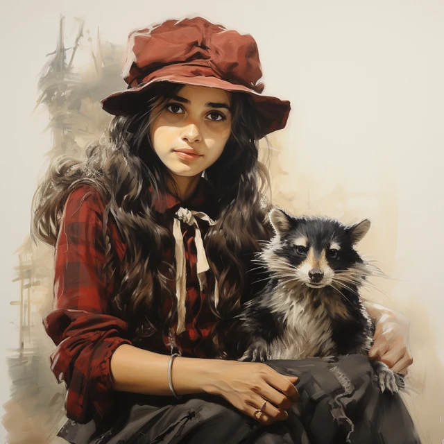 MidJourney’s Evolution of Victorian Ferret Anthropomorphic Art - v5.2 - Image 3