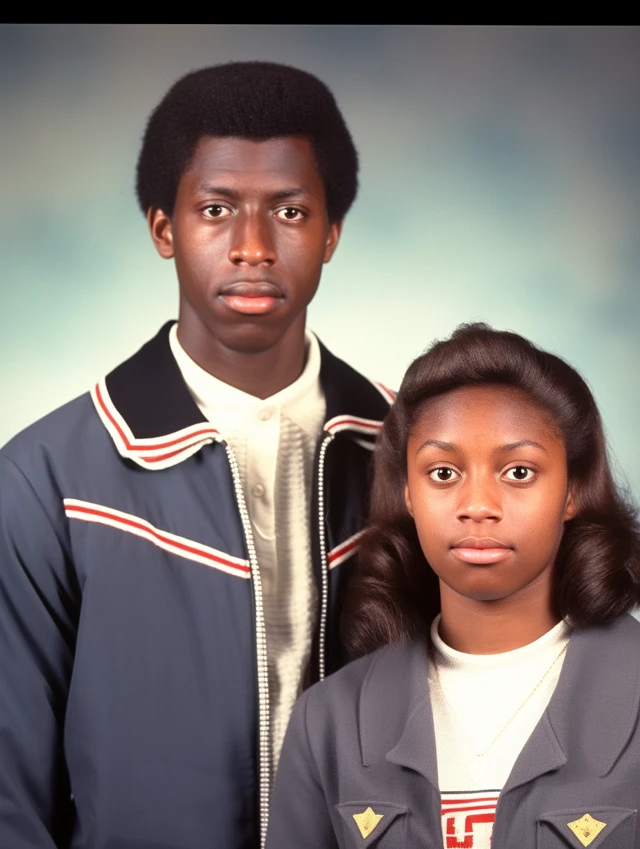 Midjourney: Realistic 1980s AI Yearbook Photos Compared - v5.2 - Image 1