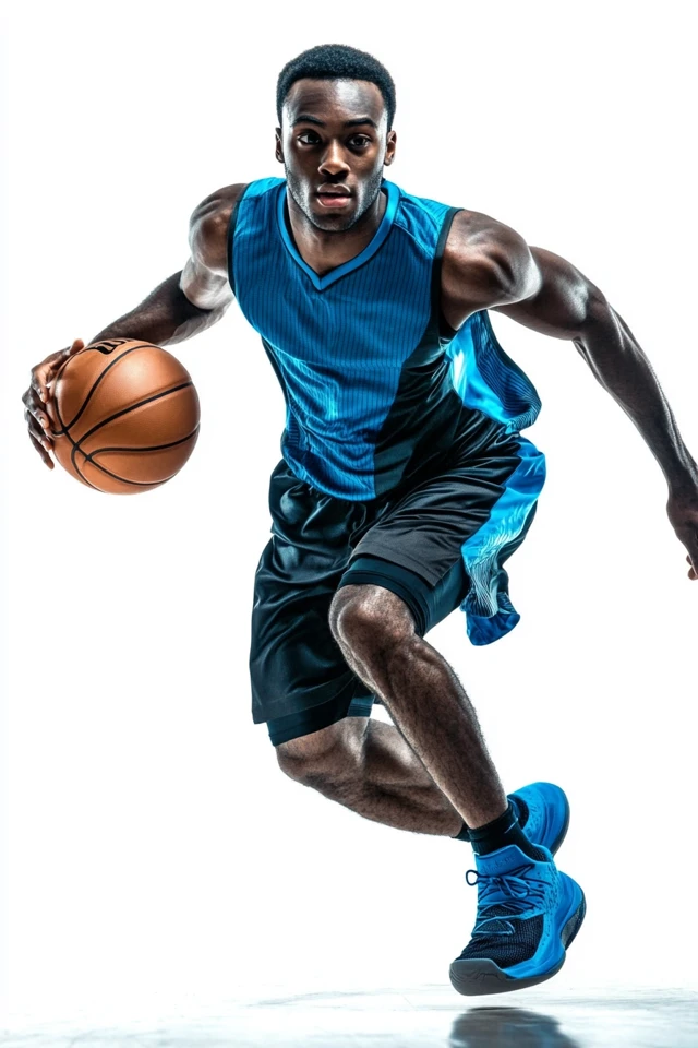 Midjourney Dynamic Basketball Poses: v5.2 v6.1 v7 Compared - v6.1 - Image 2