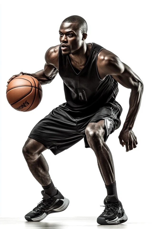 Midjourney Dynamic Basketball Poses: v5.2 v6.1 v7 Compared - v6.1 - Image 4