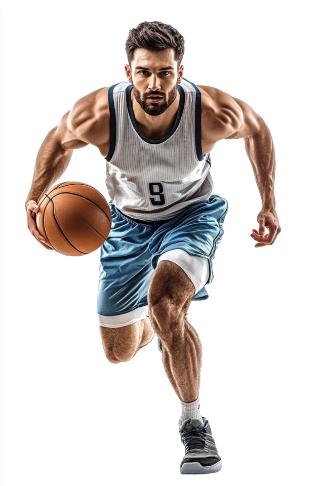 Midjourney Dynamic Basketball Poses: v5.2 v6.1 v7 Compared - v6.1 - Image 3